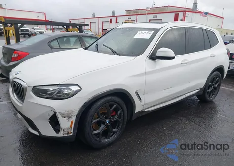 2023 BMW X3 Sdrive30I из США, поврежденный, VIN 5UX43DP00P9P98199